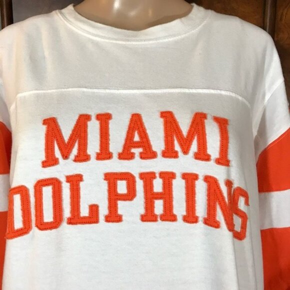 NFL Gridiron Classic x Reebok Miami Dolphins 100 % Cotton Shirt - Picture 7 of 13
